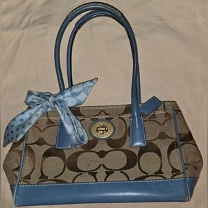 Coach Y2k Madeline Canvas Signature Handbag